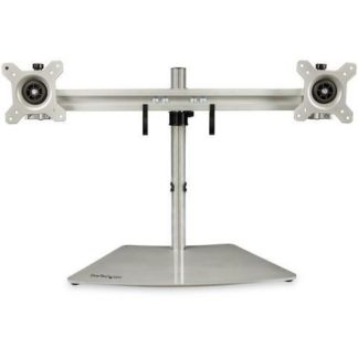 STARTECH  SOPORTE DE ESCRITORIO PARA 2 MONITORES MAX. 24 HASTA 8KG PLATA