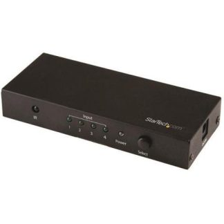 STARTECH  SWITCH CONMUTADOR AUTOMATICO HDMI DE 4 PUERTOS NEGRO