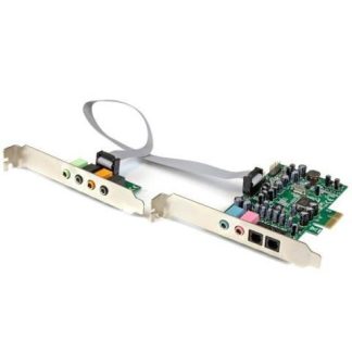 STARTECH  TARJETA DE SONIDO CON SONIDO ENVOLVENTE 7.1 24-BIT PCI EXPRESS