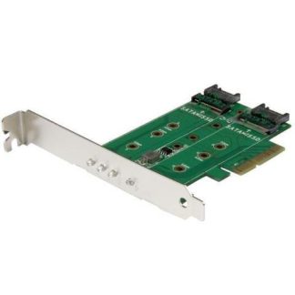 STARTECH  TARJETA PCI EXPRESS DE 3 PUERTOS M.2 PARA SSD