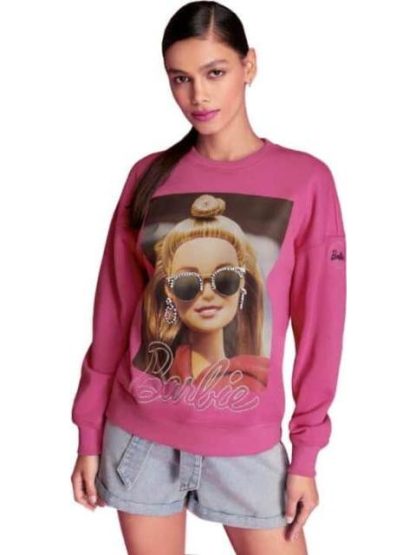 SUDADERA BARBIE ROSA BARBIE
