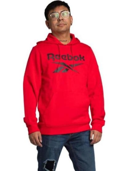 SUDADERA CON CAPUCHA ROJO REEBOK - Image 2