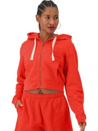 SUDADERA CON CAPUCHA ROJO CHAMPION - Image 2