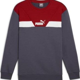 SUDADERA PUMA POWER COLORBLOCK CREW FL MORADO PUMA
