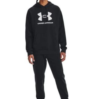 SUDADERA UA RIVAL FLEECE LOGO HD NEGRO UNDER ARMOUR MEXICO