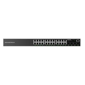 SWITCH ADMINISTRABLE CAPA L2+ 24 PTOS GIGABIT + 4 SFP COMPATIBLE CON GWN CLOUD