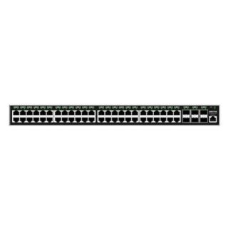 SWITCH ADMINISTRABLE CAPA L2+ 48 PTOS GIGABIT + 6 SFP POE HASTA 400W DE SALIDA COMPATIBLE CON GWN CLOUD