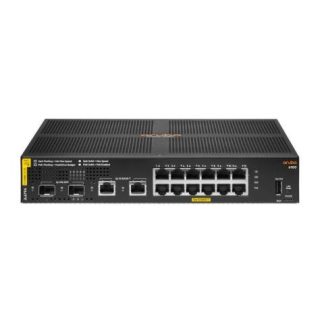 SWITCH ARUBA GIGABIT ETHERNET 6100 12 PUERTOS POE 10-100-1000MBPS + 2 PUERTOS SFP+ 68 GBIT-S 8192 ENTRADAS - ADMINISTRABLE