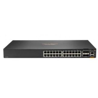 SWITCH ARUBA GIGABIT ETHERNET CX 6200F 24 PUERTOS POE 10-100-1000MBPS + 4 PUERTOS SFP+ 370W 128 GBIT-S 32.768 ENTRADAS - ADMINISTRABLE