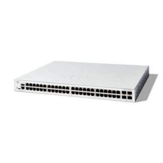 SWITCH CISCO GIGABIT ETHERNET CATALYST 1300 48 PUERTOS 10-100-1000MBPS + 4 PUERTOS SFP 104 GBIT-S - ADMINISTRABLE