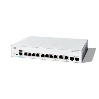 SWITCH CISCO GIGABIT ETHERNET CATALYST 1300 8 PUERTOS 10-100-1000MBPS + 2 PUERTOS SFP 20 GBIT-S 16000 ENTRADAS - ADMINISTRABLE