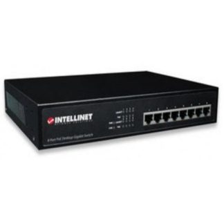 SWITCH INTELLINET GIGABIT ETHERNET 560641 8 PUERTOS POE+ 10-100-1000MBPS 16GBIT-S 4096 ENTRADAS