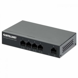 SWITCH INTELLINET GIGABIT ETHERNET 561792 5 PUERTOS 10-100-1000MBPS 10 GBIT-S 2000 ENTRADAS - NO ADMINISTRABLE