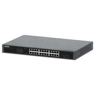 SWITCH INTELLINET GIGABIT ETHERNET 561907 24 PUERTOS 10-100-1000 MBPS 10G + 2X SFP 1.2 GBIT-S + PUERTOS SFP+ + PUERTOS QSFP28 + PUERTOS QSFP 8000 ENTRADAS - NO ADMINISTRABLE