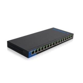 SWITCH LINKSYS GIGABIT ETHERNET LGS116P 16 PUERTOS 10-100-1000 MBPS 8000 ENTRADAS - NO ADMINISTRABLE - ¡COMPRA MAS DE $1999 EN PRODUCTOS LINKSYS Y PARTICIPA EN EL SORTEO DE 1 ROUTER WHW0101!