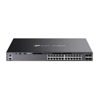 SWITCH POE+ ADMINISTRADO L3 APILABLE GIGABIT DE 24 PUERTOS OMADA CON 4 RANURAS 10G