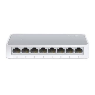 SWITCH TP-LINK FAST ETHERNET TL-SF1008D 10-100MBPS 1.6GBIT-S 8 PUERTOS 1000 ENTRADAS NO ADMINISTRABLE