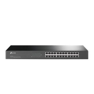 SWITCH TP-LINK FAST ETHERNET TL-SF1024 10-100MBPS 4.8GBIT-S 24 PUERTOS 8000 ENTRADAS NO ADMINISTRABLE