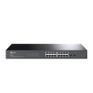 SWITCH TP-LINK GIGABIT ETHERNET TL-SG2218 16 PUERTOS 10-100-1000MBPS + 2 PUERTOS SFP 36 GBIT-S 8000 ENTRADAS - GESTIONADO