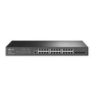 SWITCH TP-LINK GIGABIT ETHERNET TL-SG3428 24 PUERTOS 10-100-1000MBPS + 4 PUERTOS SFP 56 GBIT-S 8.000 ENTRADAS - GESTIONADO