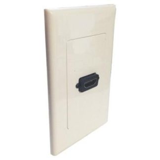 TAPA FACEPLATE DE 1 PANEL CON JACK HDMI HEMBRA 90 GRADOS UNIVERSAL STANDARD