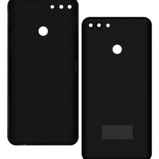 TAPA TRASERA COMPATIBLE CON HUAWEI Y9 2018 FLA-LX3 FLA-LX2 NEGRO