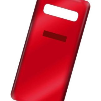 TAPA TRASERA COMPATIBLE CON SAMSUNG S10 PLUS G975F7 DS ROJO