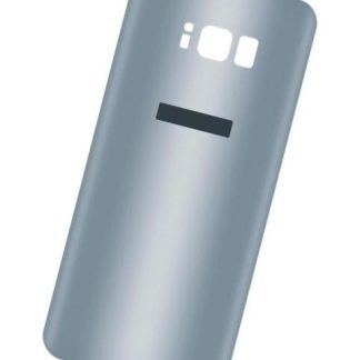 TAPA TRASERA SAM S8 PLUS G955 SM-G955F BACKOVER DE CRISTAL PLATA