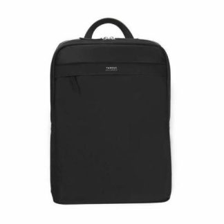 TARGUS MOCHILA DE CUERO-NYLON NEWPORT ULTRA SLIM PARA LAPTOP 15 NEGRO