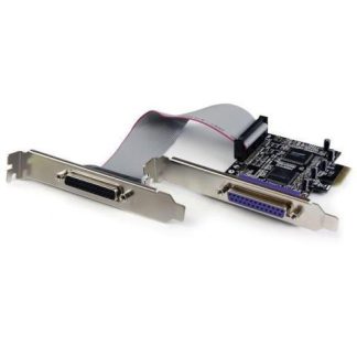 TARJETA PCIE PARALELO 2PTOS DB25 1284 SPP EPP ECP STARTECH PEX2PECP2