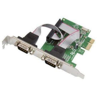 TARJETA SERIAL PCI-EXPRESS BROBOTIX DB9 2 PUERTOS RS-232 6000847