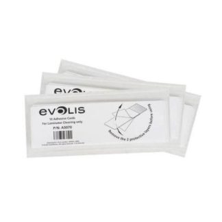 TARJETAS ADHESIVAS PARA LAMINADOR EVOLIS A5070 COLOR BLANCO LIMPIADOR