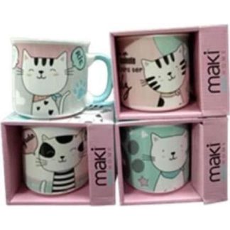 TAZA PORCELANA MULTICOLOR MAKI HOME