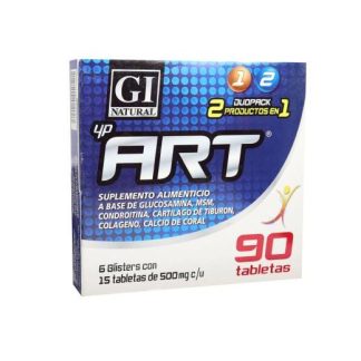 TBS. ART C 90 6 BLISTERS C 15 TBS. C U 500MG GLUCOSAMINAMSMCONDRO SOLO PARA DIABETICOS