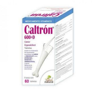 TBS. CALTRON 600 +D C 60 (ROSA) CALCIO ERGOCALCIFEROL SALUD NATURAL