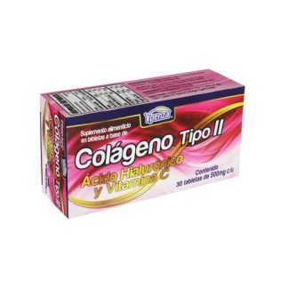 TBS. COLAGENO TIPO II ACIDO HIALURONICO Y VIT C C 30 500 MG SOLO PARA DIABETICOS