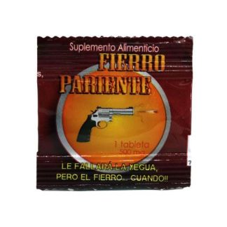 TBS. FIERRO PARIENTE 1 EXHIBIDOR C 30 SOBRES DE 1 TAB C U 500 MG GRUPO OMEGA 2000