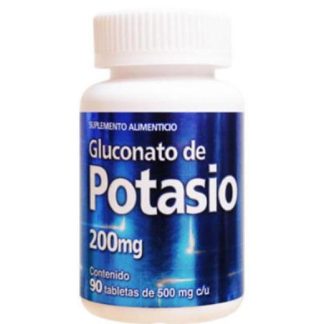 TBS. GLUCONATO DE POTASIO C 90 AUXILIAR EN PROBLEMAS DE CALAMBRES PRONACEN
