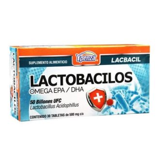 TBS. LACTOBACILOS ADULTO C 30 500 MG OMEGA EPA DHA 50 BILLONES UF SOLO PARA DIABETICOS