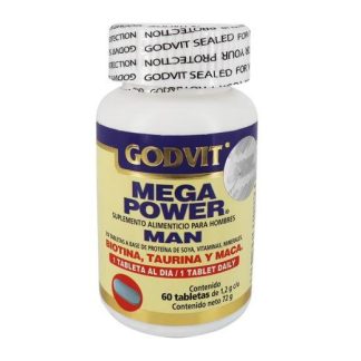 TBS. MEGA POWER MAN C 60 BIOTINA TAURINA Y MACA GN+VIDA