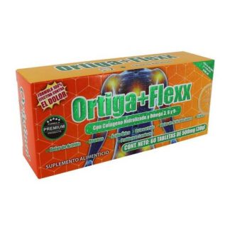 TBS. ORTIGA + FLEXX CON COLAGENO HIDROLIZADO Y OMEGA 36 Y 9 C 60 NUTRY SALUD