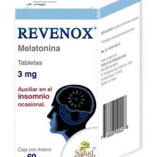 TBS. REVENOX MELATONINA 3 MG. AUXILIAR EN EL INSOMNIO OCASIONAL C SALUD NATURAL