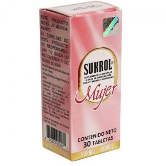 TBS. SUKROL MUJER C 30 A BASE DE AMINOACIDOS CON VITAMINAS Y MINE FARMAMEDICA