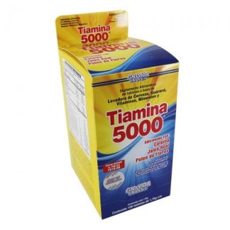 TBS. TIAMINA 5000 C 25 BLISTERS DE 4 TAB 100 ADIC. C CAFEINAJALEA GN+VIDA