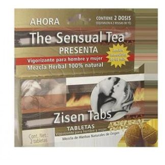 TBS. ZISEN TABS.C 2 VIGORIZANTE PARA HOMBRE Y MUJER THE SENSUAL