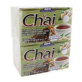 TE CHAI C 30 SOB. BASE DE TE NEGROJENJIBRECANELACACAONUEZ MOSCA GN+VIDA