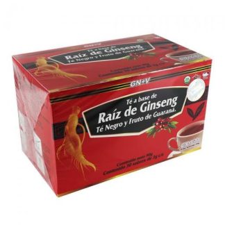 TE DE RAIZ DE GINSENG C 30 SOB. TE NEGRO Y FRUTO DE GUARANA GN+VIDA