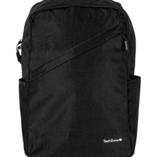 TECHZONE MOCHILA DE POLIESTER CLASSIC PARA LAPTOP 15.6 NEGRO