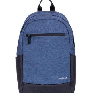 TECHZONE MOCHILA DE POLIESTER EASY LITE BLUE PARA LAPTOP 15.6 AZUL