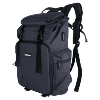 TECHZONE MOCHILA DE POLIESTER GLORY PARA LAPTOP 15.6 GRIS